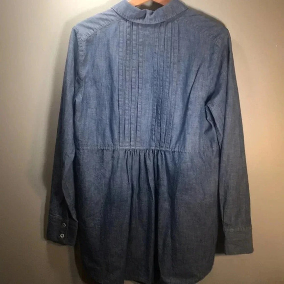 Free People Chambray oversized fit size s/p EUC - Picture 6 of 8
